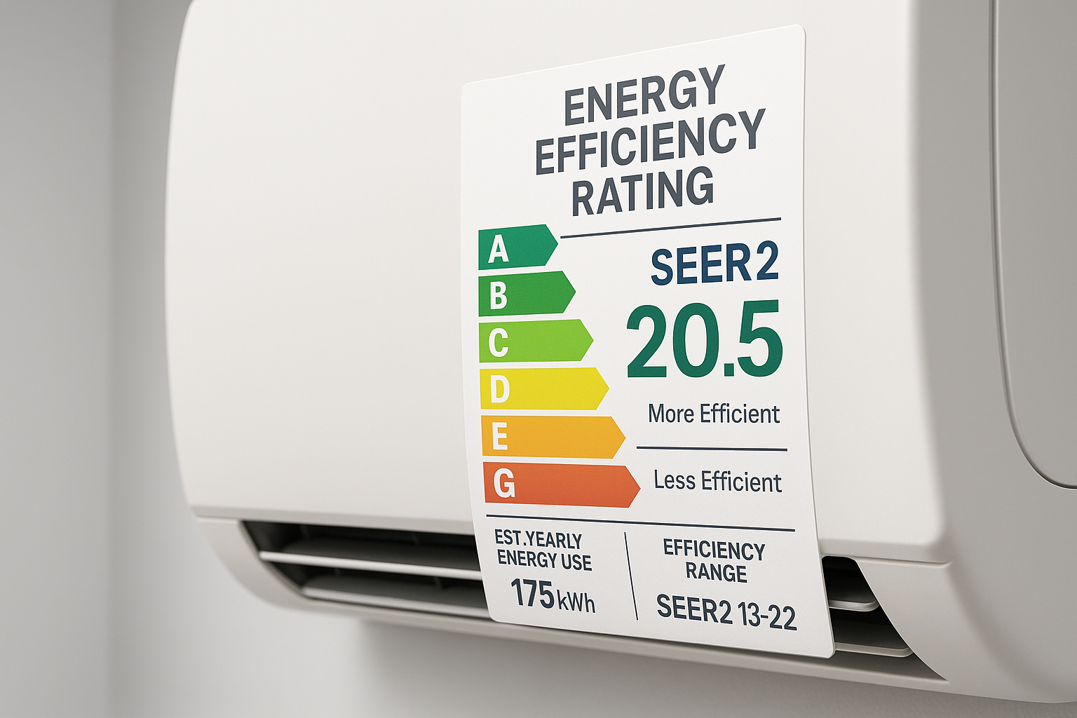 Seer Label Understanding SEER, SEER2, EER, and HSPF Ratings | Pacific Breeze HVAC
